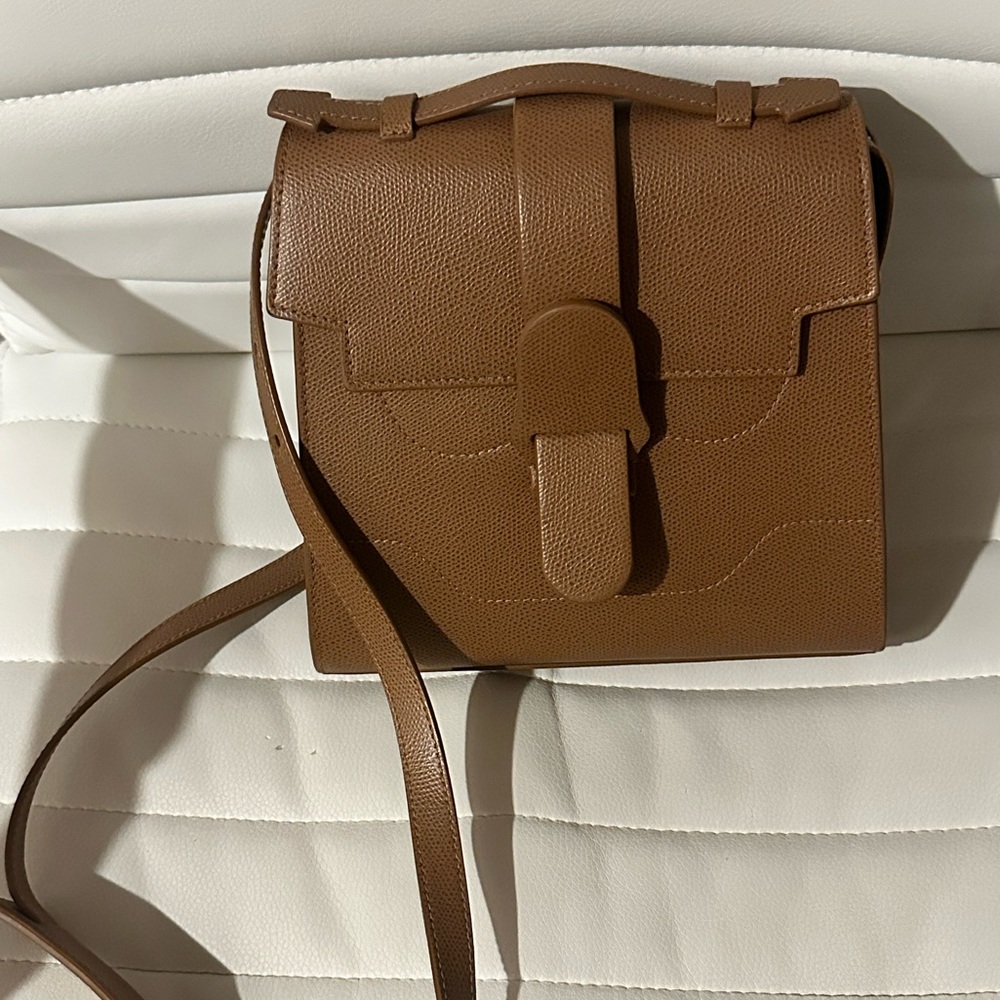 Senreve Alunna Bag | Pebbled Chestnut/Gold | READ DESCRIPTION